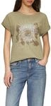 QS Oversize-Shirt in gewaschener Optik mit Frontprint