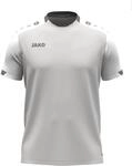 JAKO Unisex T-Shirt Dynamic, hellgrau/wei&szlig;/grau, XL