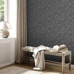 A.S. Cr&eacute;ation Tapete Floral Schwarz Grau Attractive 2 390284 - Vliestapete -...