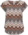 ONLY Damen Einfarbige Kurzarm Bluse Basic Rundhals Ausschnitt Blusen T-Shirt...