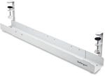 StarTech.com Under Desk Cable Management Tray, Length Adjustable, Clamp-On