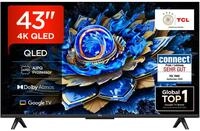 TCL 43T69C 43 Zoll QLED, Direct LED TV, 4K HDR TV, Smart Google TV (Dolby...