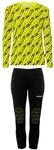 uhlsport Jungen Progressive Torwart Set Junior Trikot, Fluo Gelb/Schwarz, 140 EU