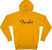 Fender Spaghetti Small Logo Zip Hoodie, BSB, M- Black Logo
