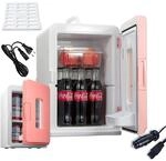 NORTHCLAN Mini K&uuml;hlschrank f&uuml;r Zimmer 15L, mit 220V AC/12V DC f&uuml;r den Auto- und