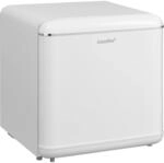 Comfee' RCD50WH2EURT(E) Kleiner K&uuml;hlschrank, 47 Liter, Retro-Design,