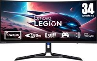 Lenovo Legion R34w-30 | 34" UWQHD Curved Gaming Monitor | 3440x1440 | 180Hz | 350 Lenovo Legion R34w-30 | 34" UWQHD Curved Gaming Monitor | 3440x1440 | 180Hz | 350