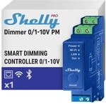 Shelly Pro Dimmer 0/1-10V PM, LAN, WLAN Dimm-Controller, DIN-Hutschiene, Einstellung