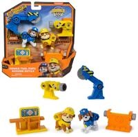 Rubble & Crew - Power Tool Pups Spielset mit 2 Hundefiguren Rubble und Wheeler, 2