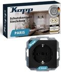 Kopp Paris Profipack, Inhalt: 6 x Schutzkontakt-Steckdose, 1-fach, mit
