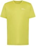 Jack Wolfskin Herren Tech M T-Shirt, Chartreuse, M EU