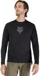 Fox Racing Ranger Mountainbike-Trikot f&uuml;r Herren, lang&auml;rmelig, Black Fox Head,