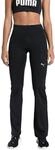 PUMA Unisex W TAD Essential HW Bootcut Pant Gestrickte Hosen, PUMA Black, XXL
