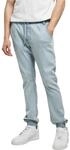 Urban Classics Herren Hose Knitted Denim Jogpants Lighter Washed S