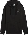 Puma Herren ESS No. 1 Logo Full-Zip Hoodie FL Sweatjacken, Puma Black,