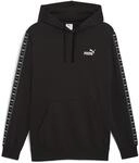 Puma Herren ESS Tape Hoodie FL Hoodies, Puma Black,