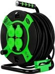 REV Kabeltrommel EX, 40m, H05RR, IP44, 3000W, Verl&auml;ngerungskabel, Outdoor, 4