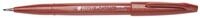Pentel SES15C-E Faserschreiber mit Flexibler Pinsel-&auml;hnlicher Spitze braun