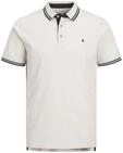 JACK & JONES Herren Slim Fit Polo Shirt JJEPAULOS Uni Sommer Hemd Kragen Kurz...