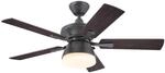 Westinghouse Lighting 7316240, traditioneller 105 cm Deckenventilator Nevada von