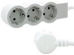 LEGRAND, Flache Steckdosenleiste, 3-fach Steckdose, Mehrfachsteckdose, 1,5 Meter