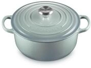 Le Creuset Signature Runder Br&auml;ter aus Gusseisen, 20 cm, 2,4 Liter, Sea Salt