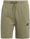adidas Herren Essential Three Stripes French Terry Short Shorts, Olive...