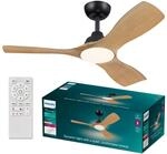 Philips Olas Deckenventilator, 3 Fl&uuml;gel, 106 cm Durchmesser, Gleichstrommotor,
