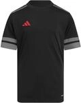 Adidas Unisex Kids SQUADRA25 Jersey Short Sleeve Kids, Black/Team Grey Four/Pure