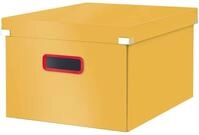 Leitz Click & Store Aufbewahrungsbox Mittel, Faltbare A4-Aktenbox mit Deckel,