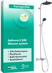 hansgrohe Activera S - wassersparendes Duschsystem (EcoSmart) mit Wannenthermostat,