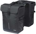 Basil Move Doppelpacktasche MIK - 30L, Schwarz, Wasserabweisend, Inkl.