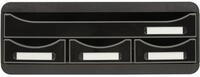 Exacompta 319714D Toolbox Glossy mit 4 Schubladen aus Recycling-Kunststoff zur