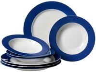Tafelservice Doppio, 8-teilig, Blau