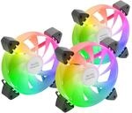 MARSGAMING MF-3A Kit 3X Ultra Leise FDB L&uuml;fter mit ARGB Rainbow 360&deg;...
