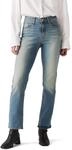 Levi's Damen Jeanshose Classic Mid Rise, Straight Fit, Blau (Cave Wall), W28/L32
