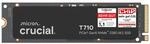Crucial T710 SSD 1TB M.2 NVMe PCIe 5.0 x4 Gen5, bis zu 14.900 MB/s Lesen, 13.700 MB/s