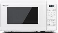 Sharp Mikrowelle YC-MS02E-C 20L, Kristallwei&szlig;, 800W, Digitalsteuerung, 11
