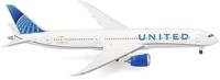Herpa Modellflugzeug United Airlines Boeing 787-9 Dreamliner - N25982, Miniatur...