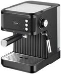 Jocca Espressomaschine 850W, 20 Bar, 1,8L Tank, Milchaufsch&auml;umer, Edelstahl