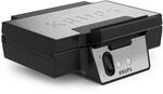 Krups FDK Iconic Waffeleisen, 850 W, keramikbeschichtete Antihaft-Platten, ikonisches