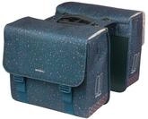 Basil Flair Doppelte Fahrradtasche MIK - 35L, Blau, Wasserabweisend, Aus recyceltem