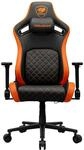 COUGAR Defensor &ndash; Ergonomischer Gaming‑ & B&uuml;rostuhl &ndash; Schwarz/Orange 