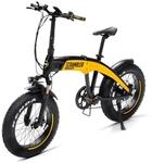 Ducati Scrambler SCR-E, faltbar, gro&szlig;es Rad, hydraulische Bremse, 250-W-Motor,