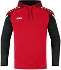 JAKO Herren Kapuzensweatshirt Performance, Rot/Schwarz, XXL