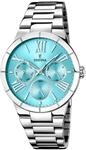 Festina Damen Uhr Analog Edelstahl 316L Silber - Quarzwerk Multifunktion -