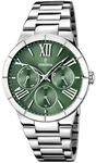 Festina Damen Uhr Analog Edelstahl 316L Silber - Quarzwerk Multifunktion -