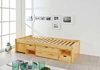 Inter Link - Einzelbett mit Schubladen &ndash; Kojenbett mit Stauraum &ndash; Praktisches