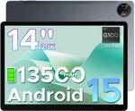 Tab E3 Max Android 15 Tablet 14 Zoll Gemini AI 13500mAh Gro&szlig;er Helio G100 Octa Core