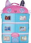 Schmidt Spiele 42804 Gabby's Dollhouse, Puppenhaus mit 3 Figuren und Lift, 41 cm